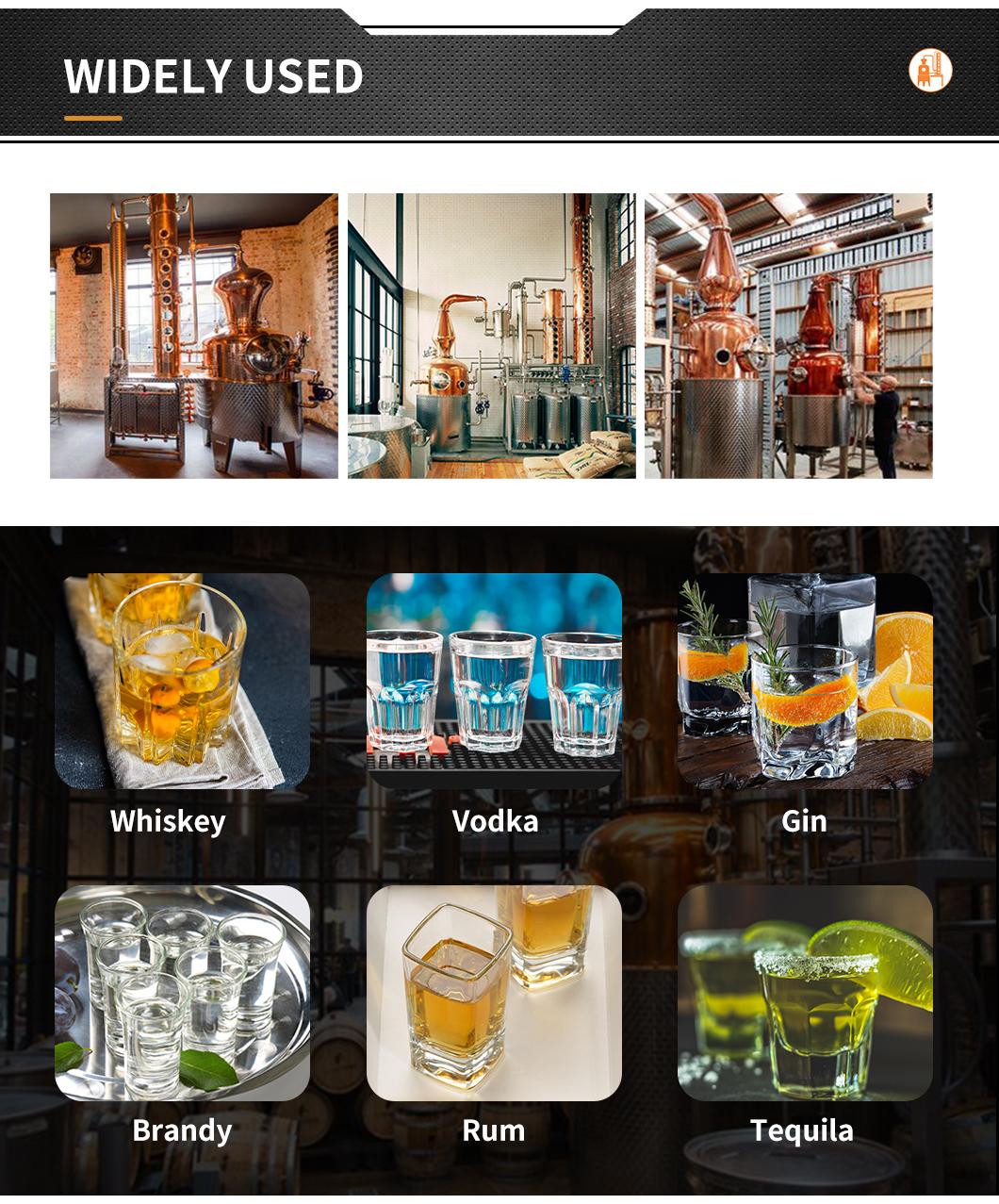 gin distilling equipment,micro distillery equipment, Vodka distillation equipment,alcohol distillation equipment,alcohol distiller machine,vacuum distillation equipment,